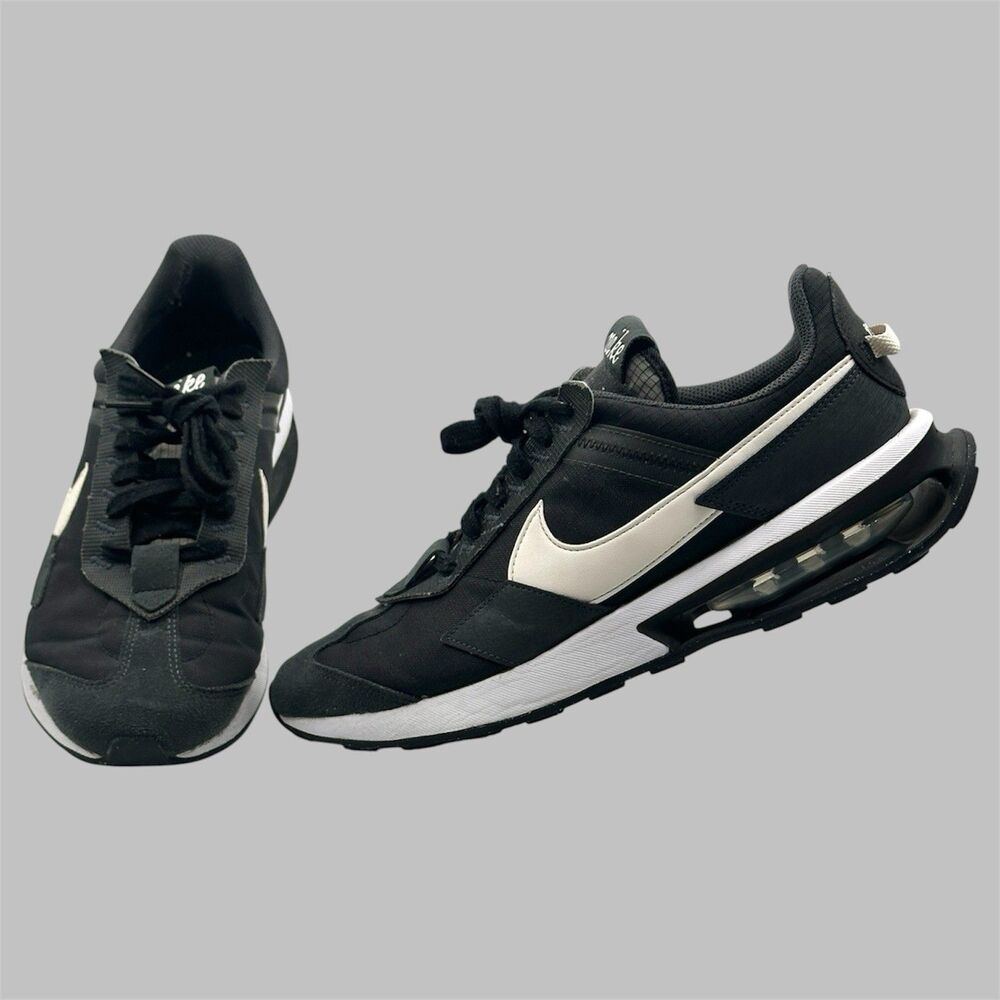 Nike Shoes Mens 10.5 Air Max Pre-Day Running Sneakers Black Round Toe DC9402-001